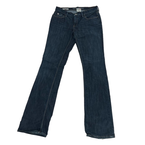 Banana Republic Modern Boot Cut Frayed Hem Jeans Size 8 Women’s - Picture 1 of 6